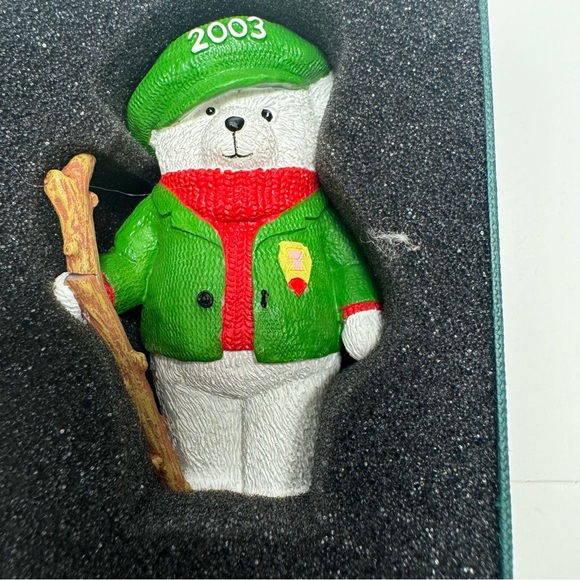 Santa Bear 2003 Ornament New in Box. Old Stock Vintage Collectible - Picture 3 of 8